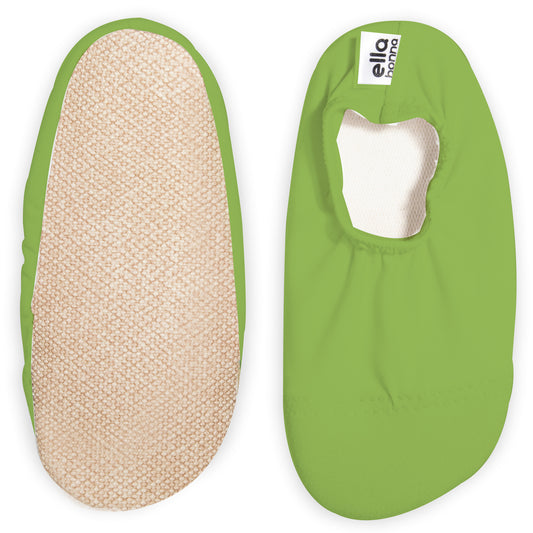 Non-Slip Sole, Unisex Baby, Children's Sea Shoes, Pool Booties, Dark Green