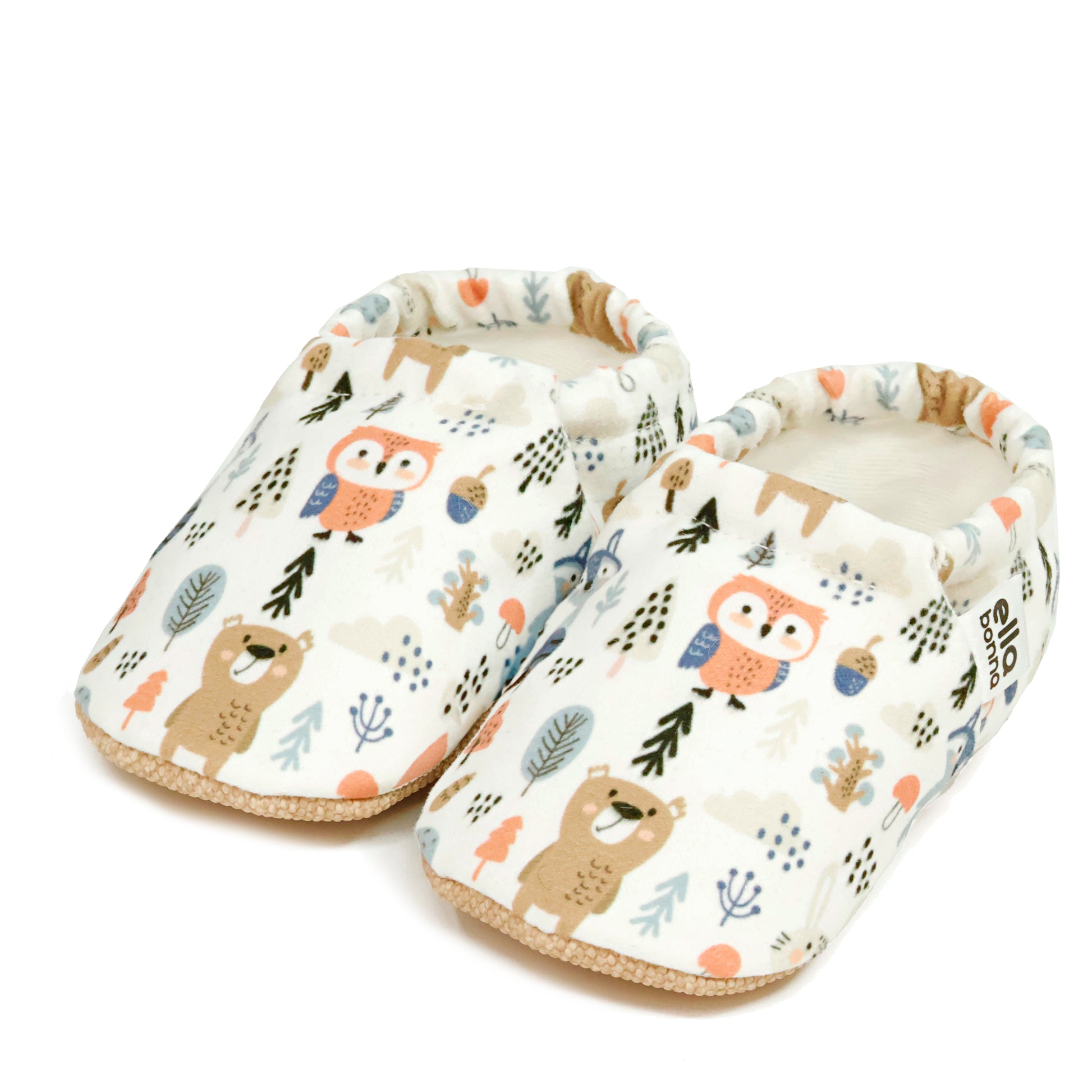 Baby Moccasin Slippers Non-Slip Baby Booties Ella Bonna Baby