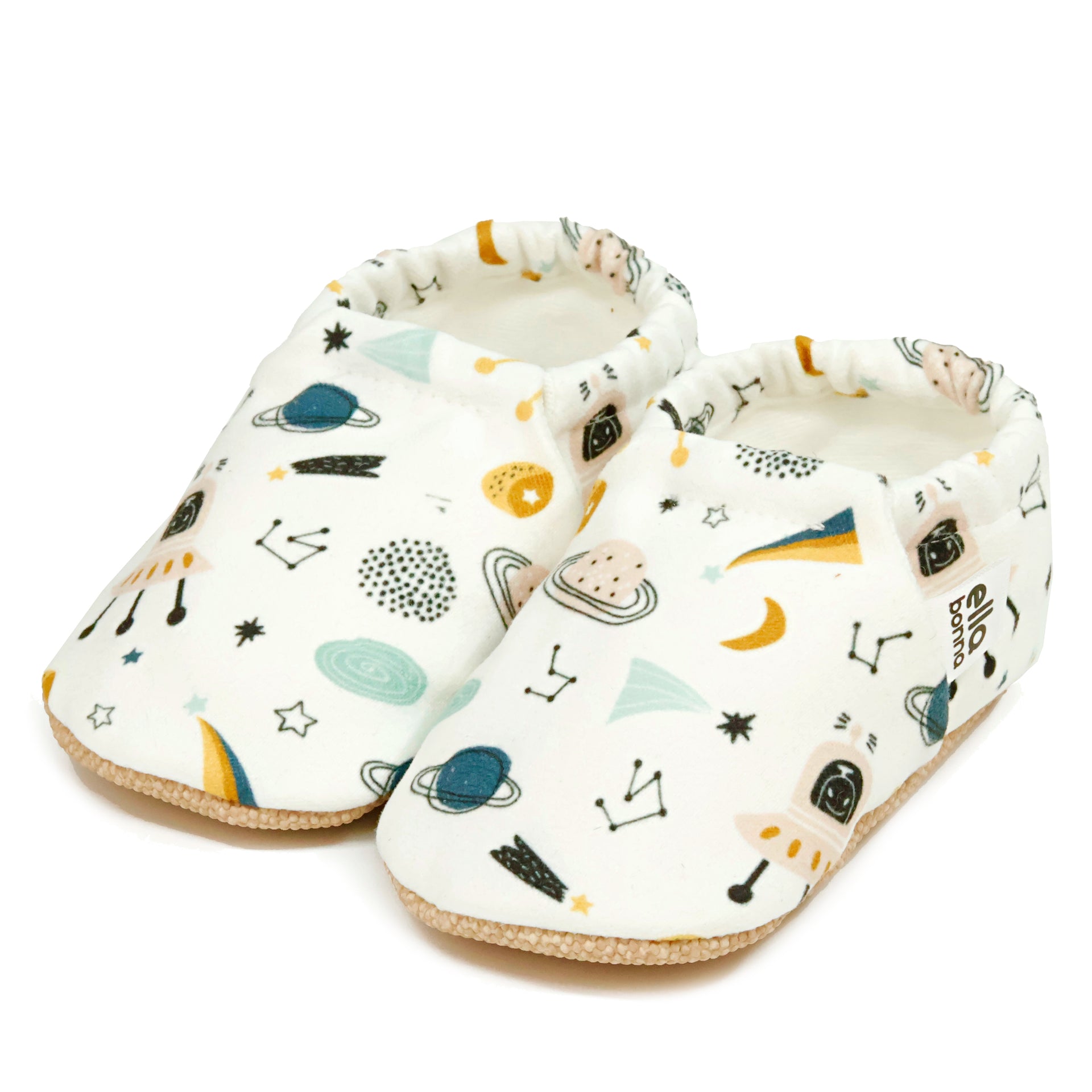 Ella Bonna Non-Slip Sole Spaceship Patterned Baby Booties, Home Boot  Slippers Nursery Shoes