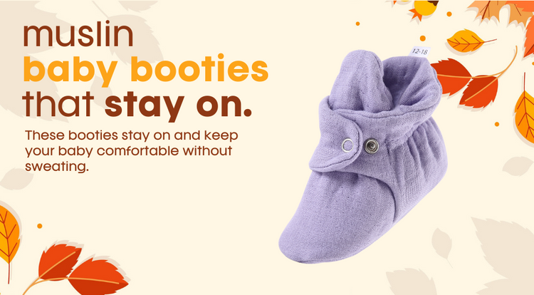 Fleece velcro 2025 baby booties