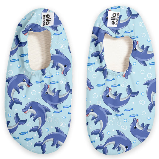 Non-Slip Sole, Unisex Baby, Children's Sea Shoes, Pool Booties, Dolphin