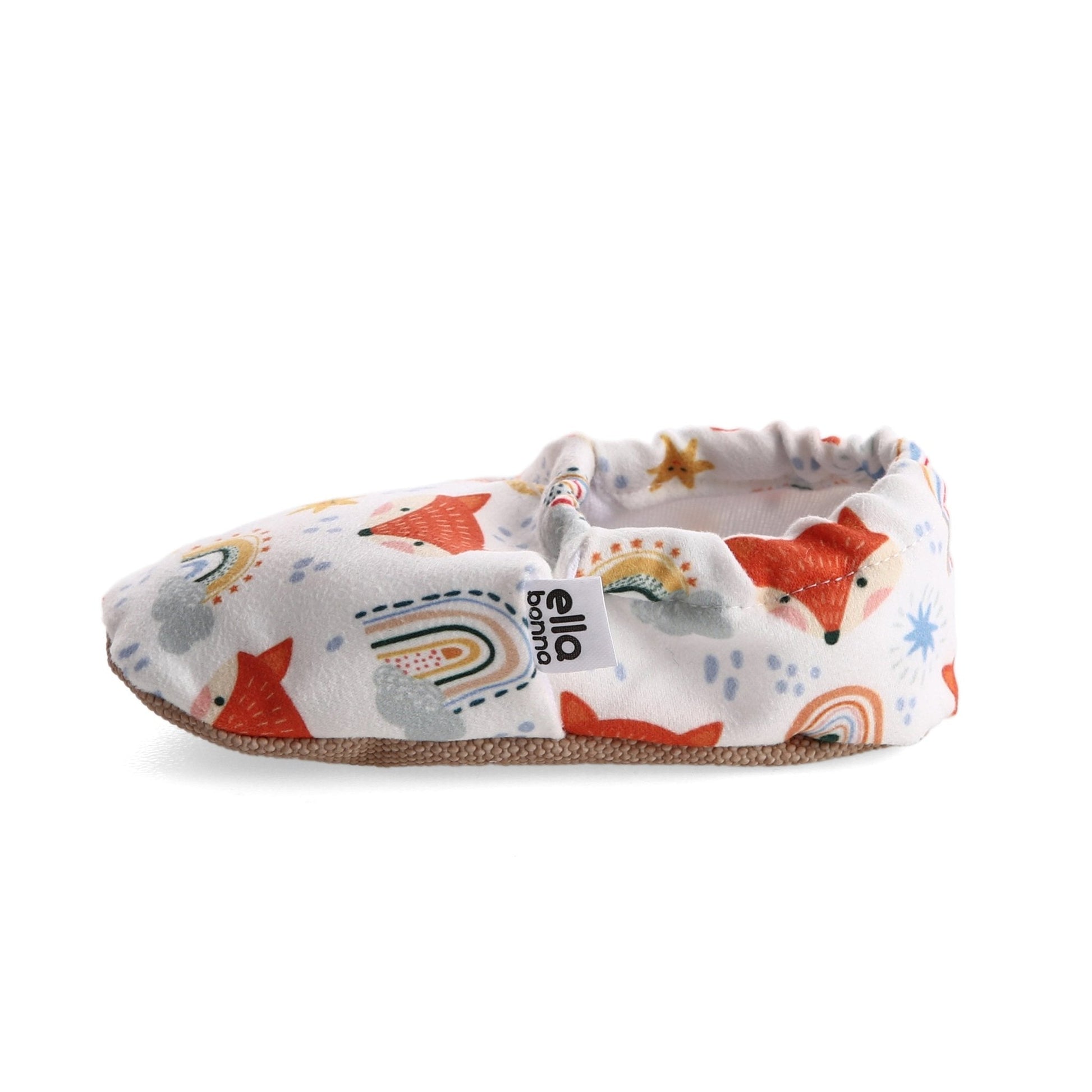 Fox Patterned Baby Booties