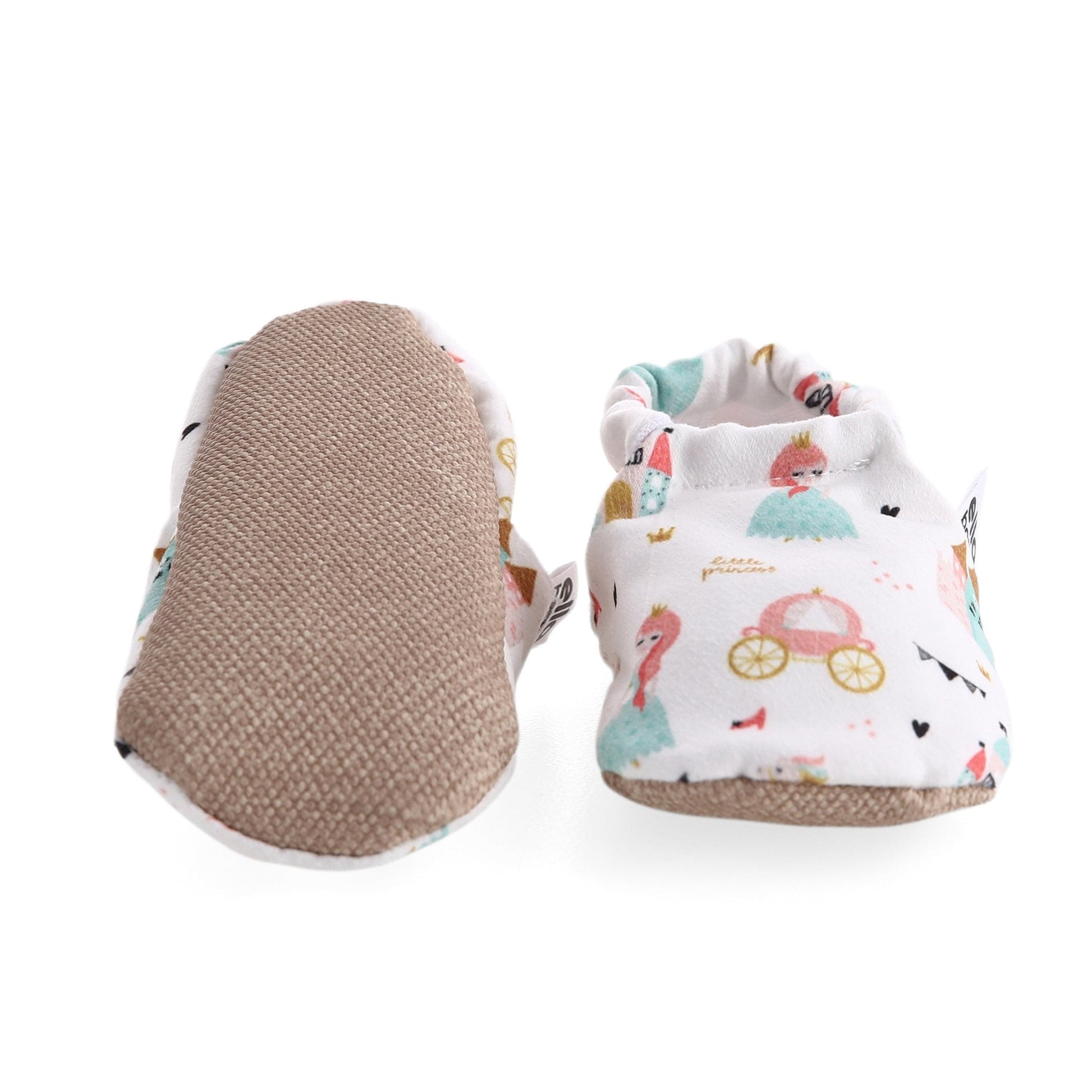 Princess Patterned Baby Booties