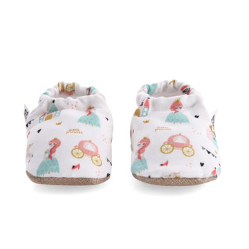 Princess Patterned Baby Booties