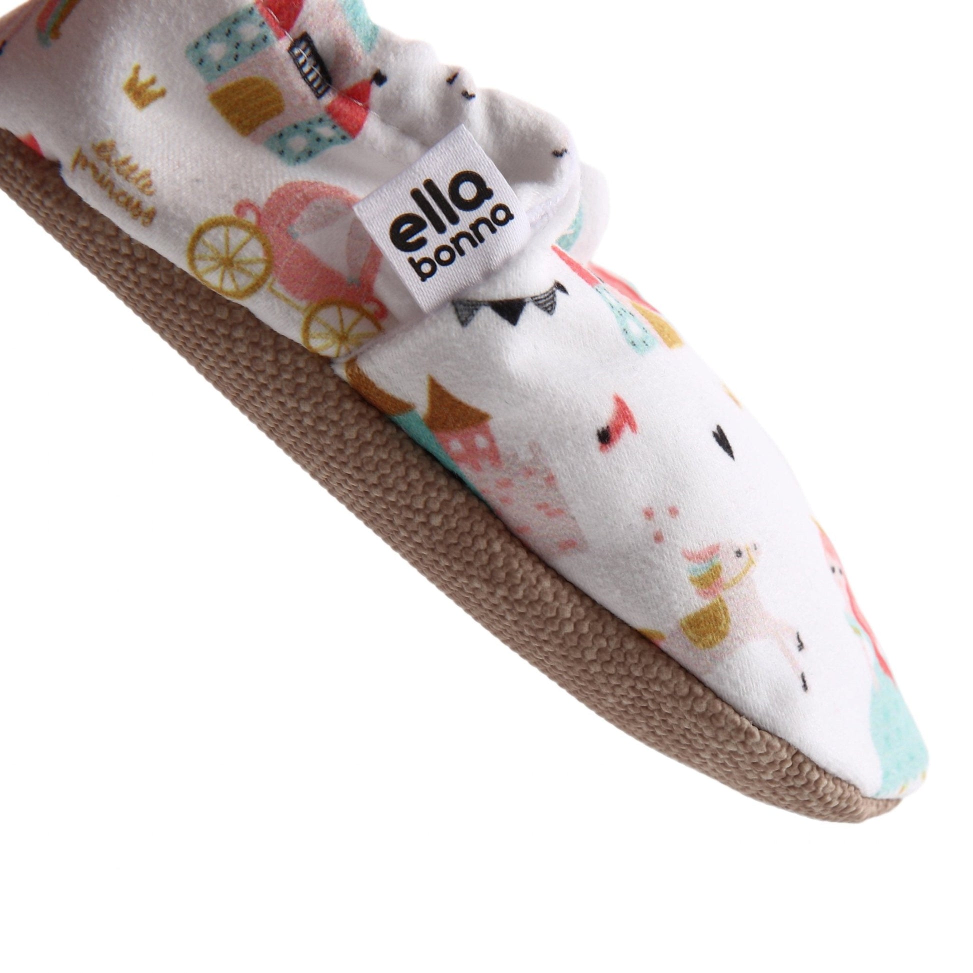 Princess Patterned Baby Booties