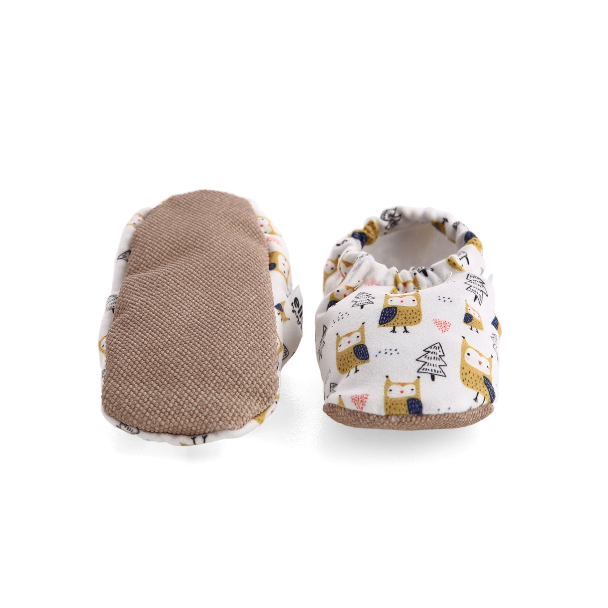 Bird Patterned Baby Booties