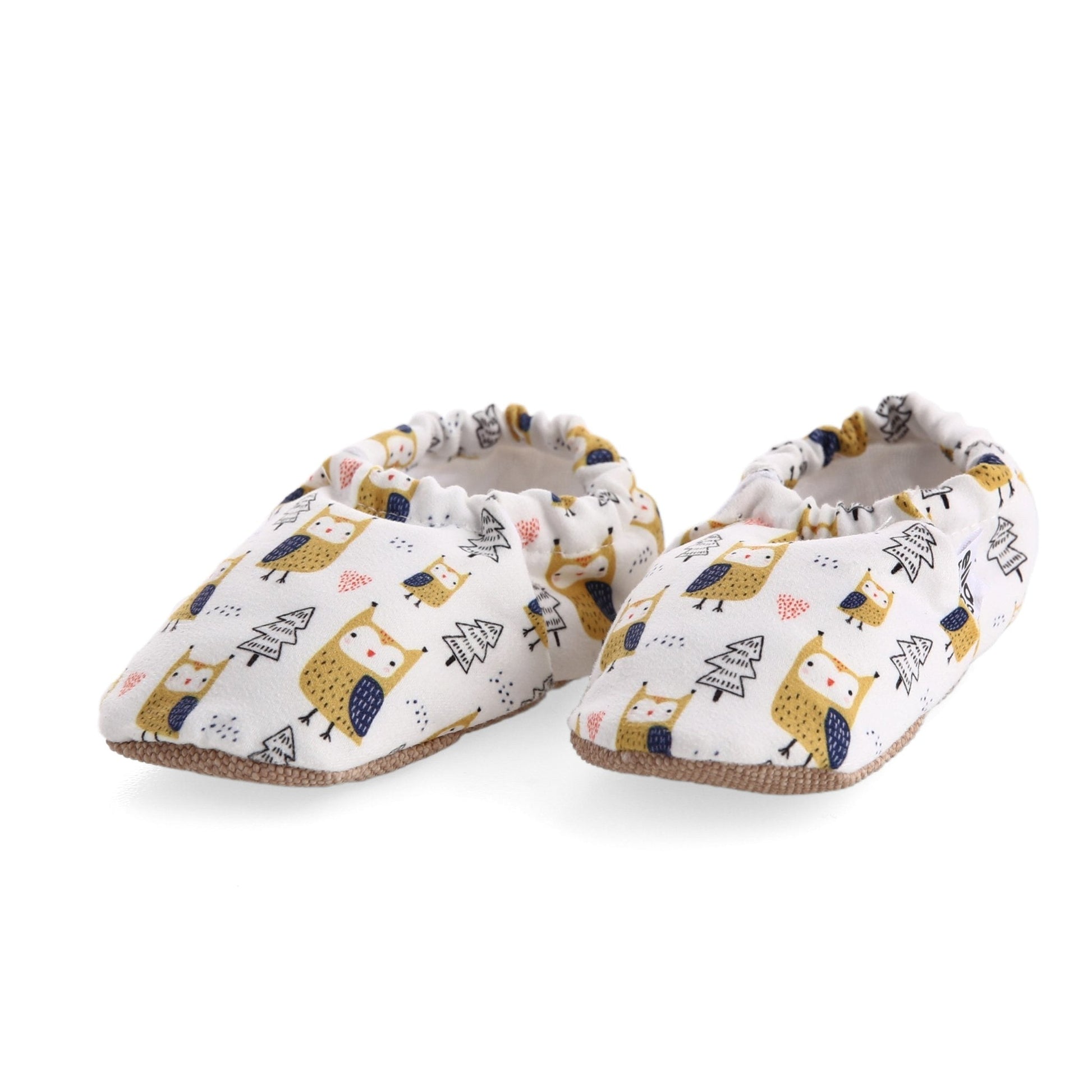 Bird Patterned Baby Booties