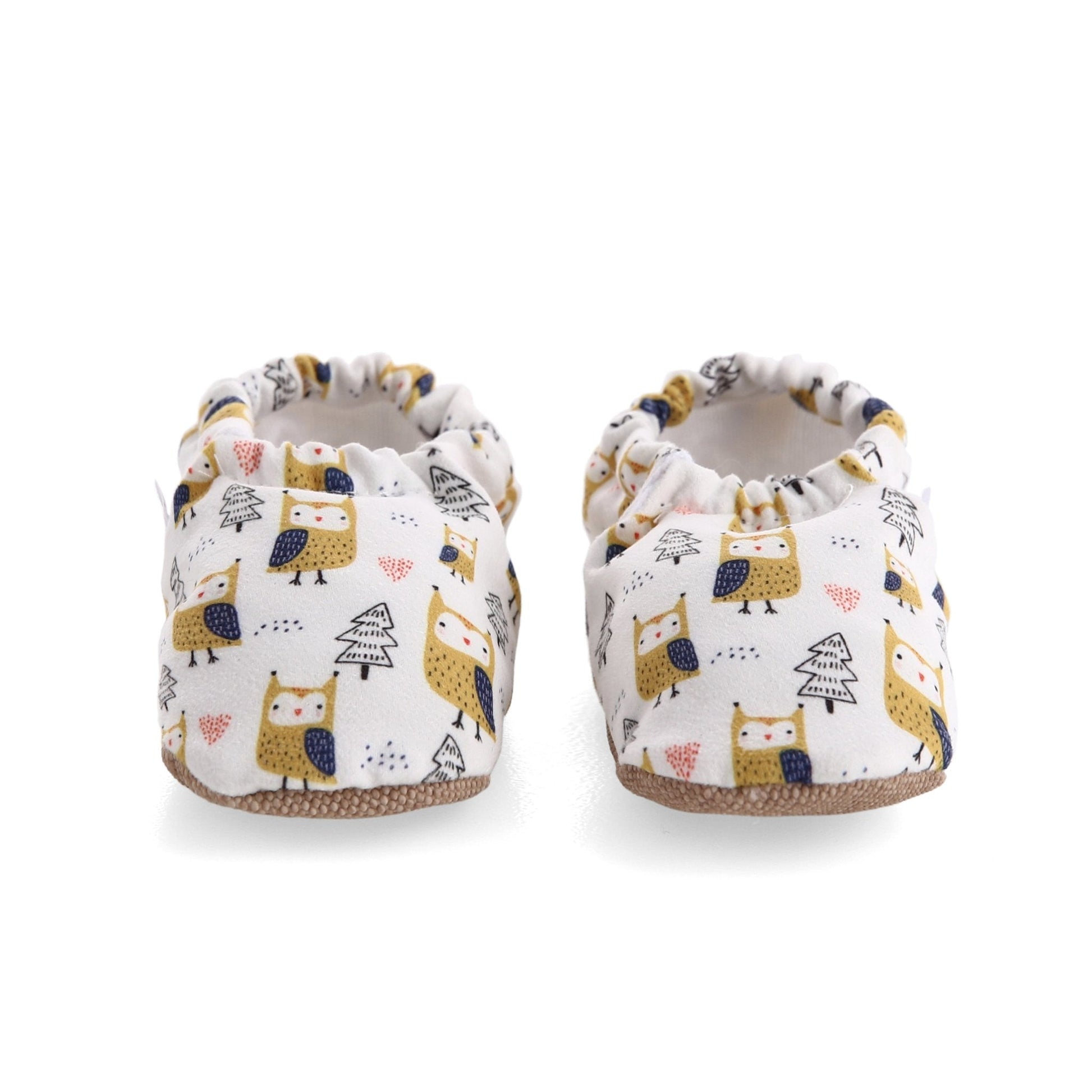 Bird Patterned Baby Booties