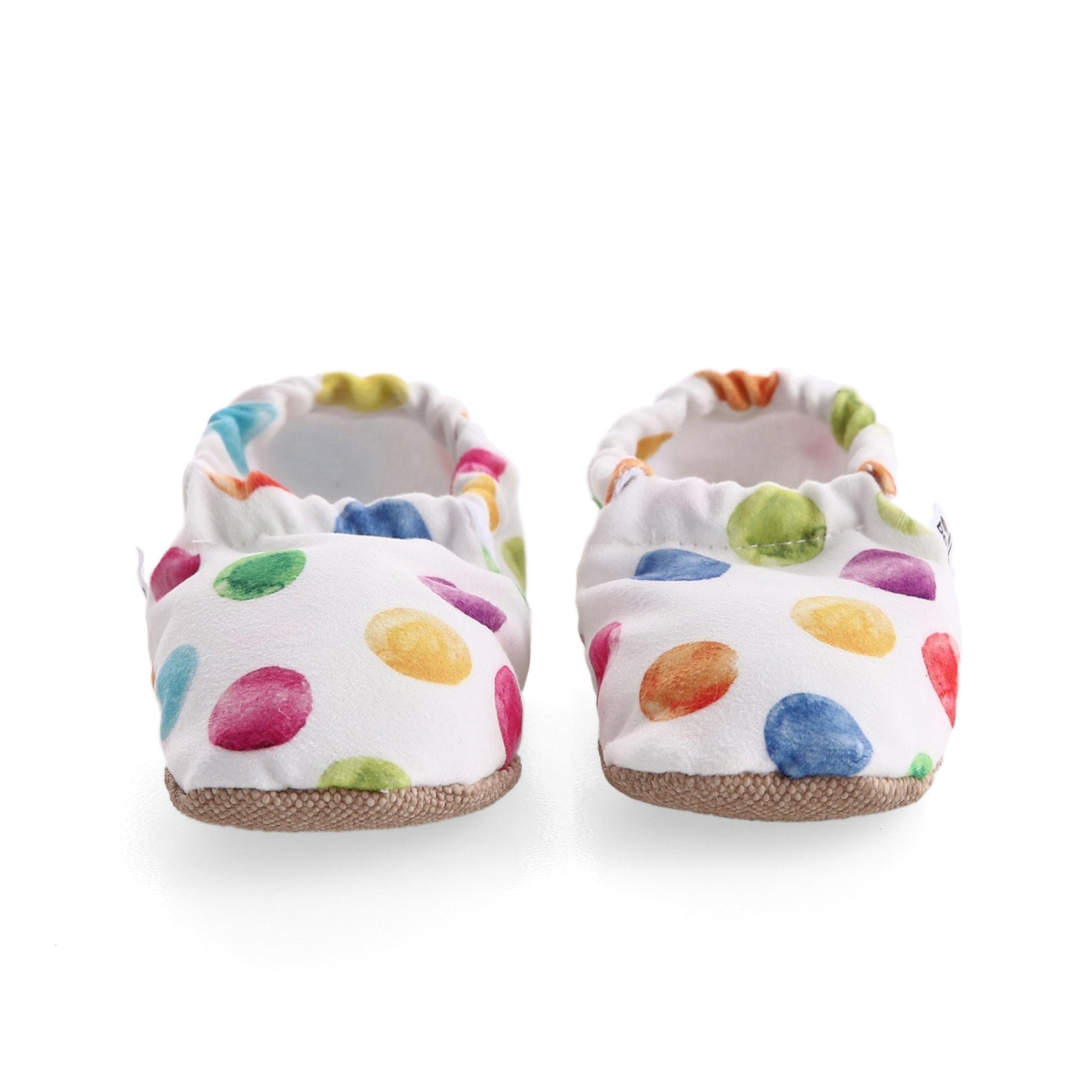 Color Dots Baby Booties 