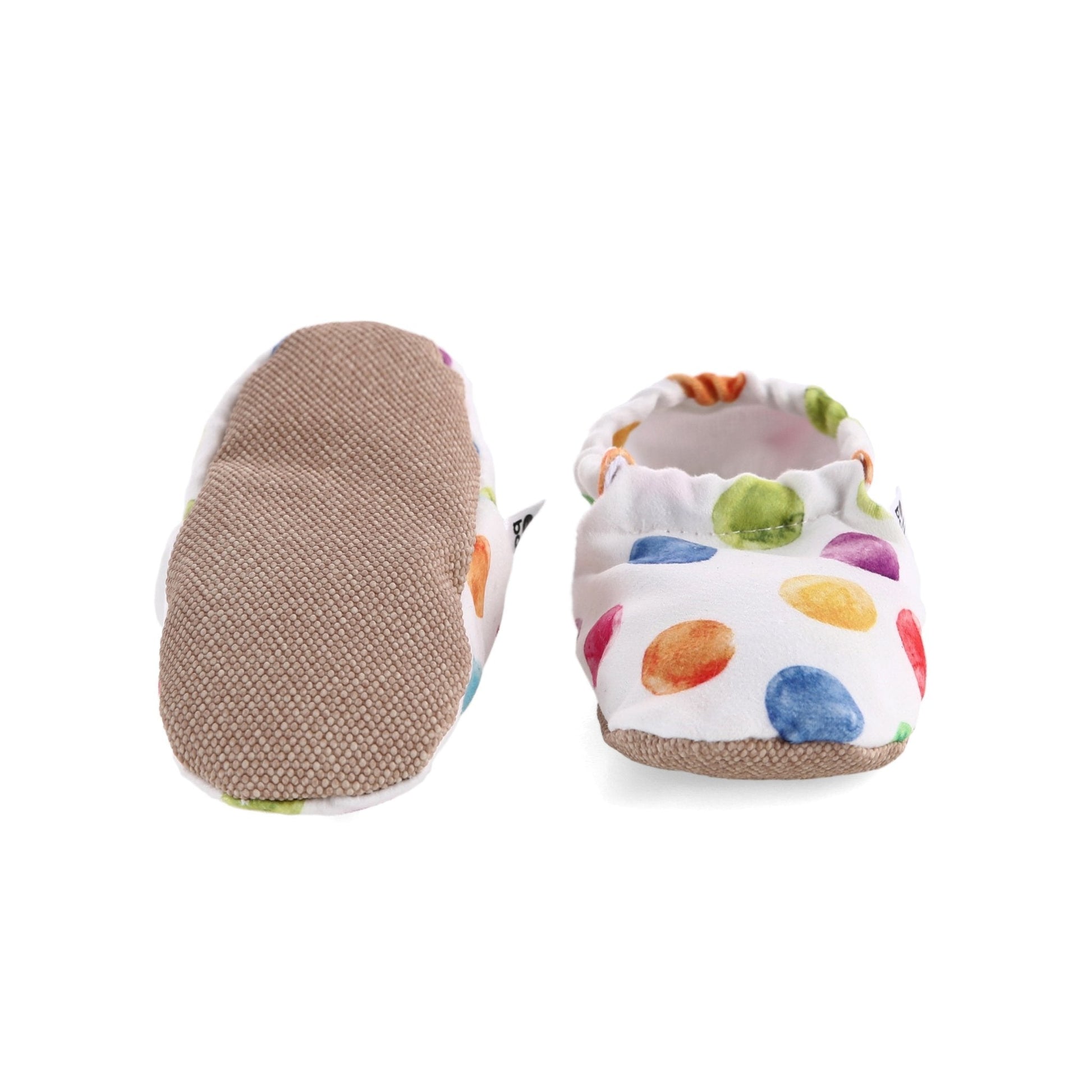 Color Dots Baby Booties 