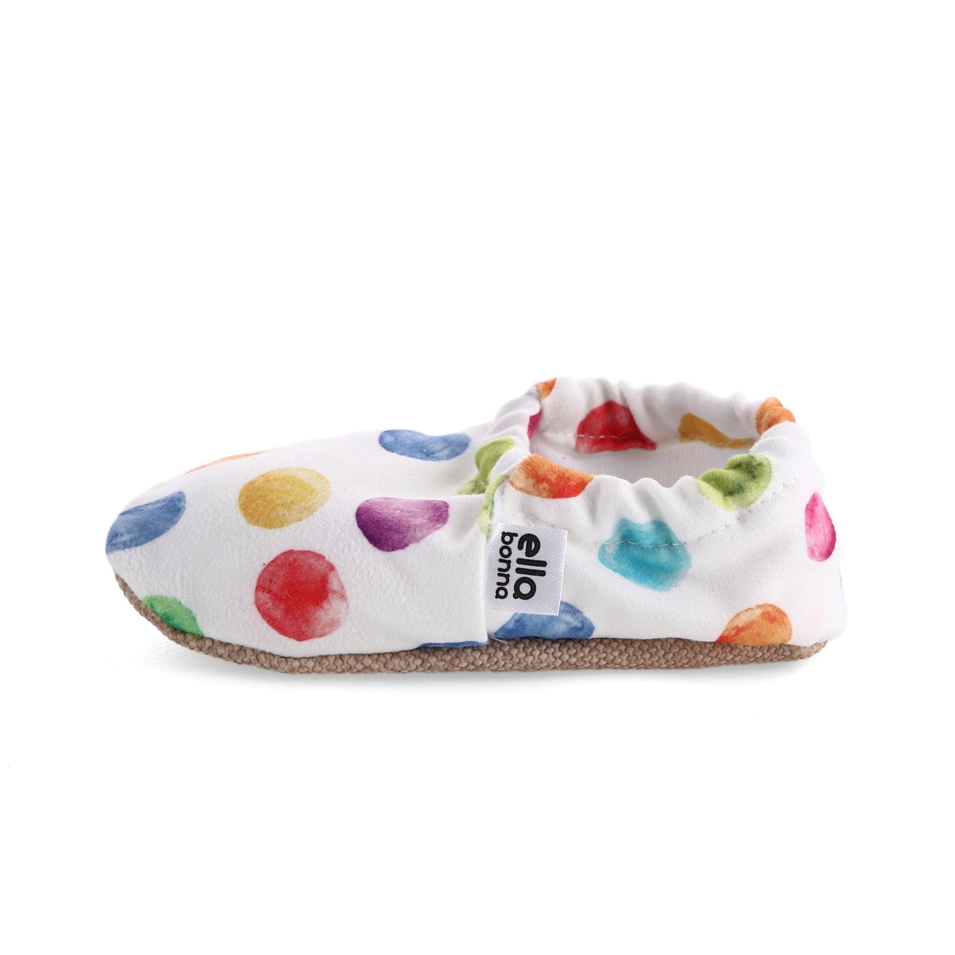 Color Dots Baby Booties 