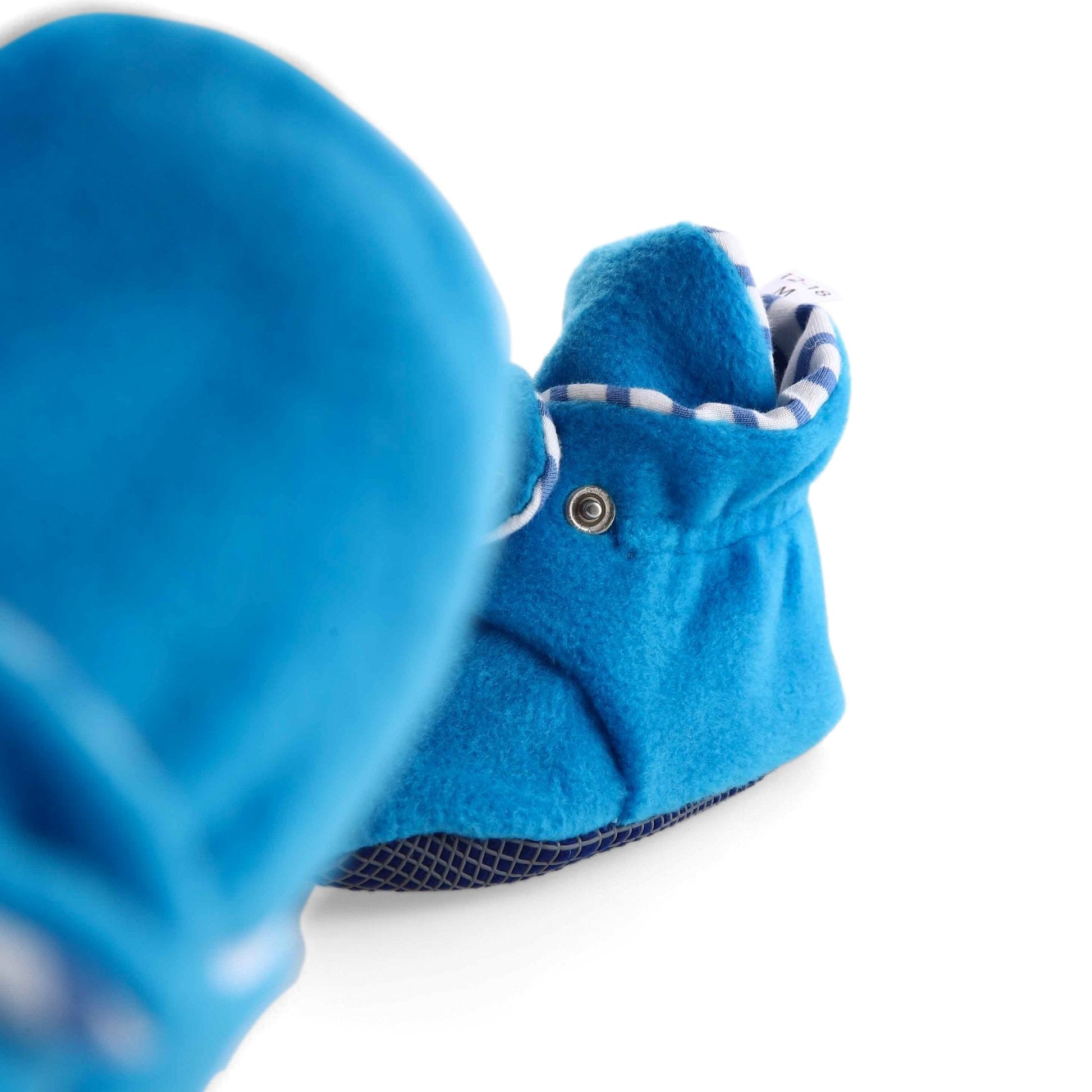 Light Blue Baby Booties