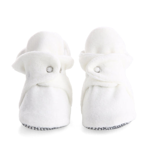 White Baby Booties 