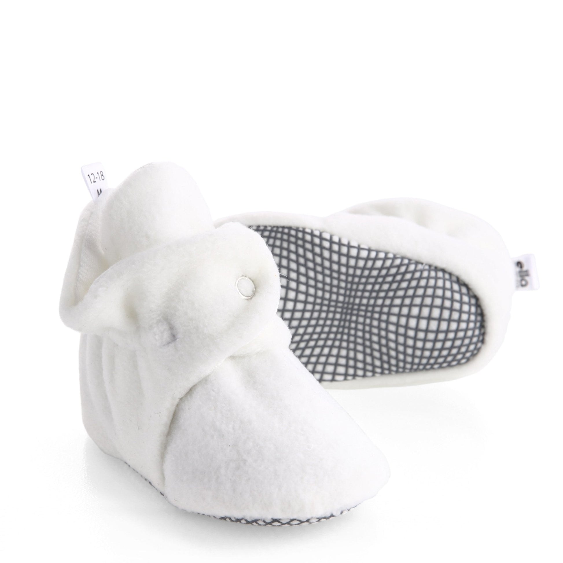 White Baby Booties 