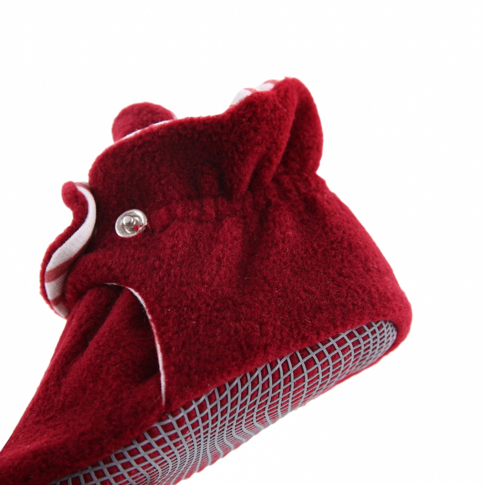 Burgundy Baby Booties 