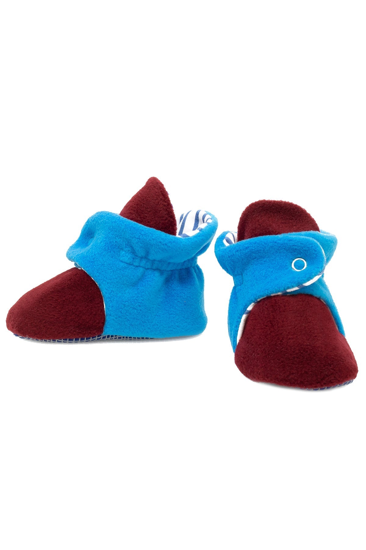 Burgundy Baby Booties