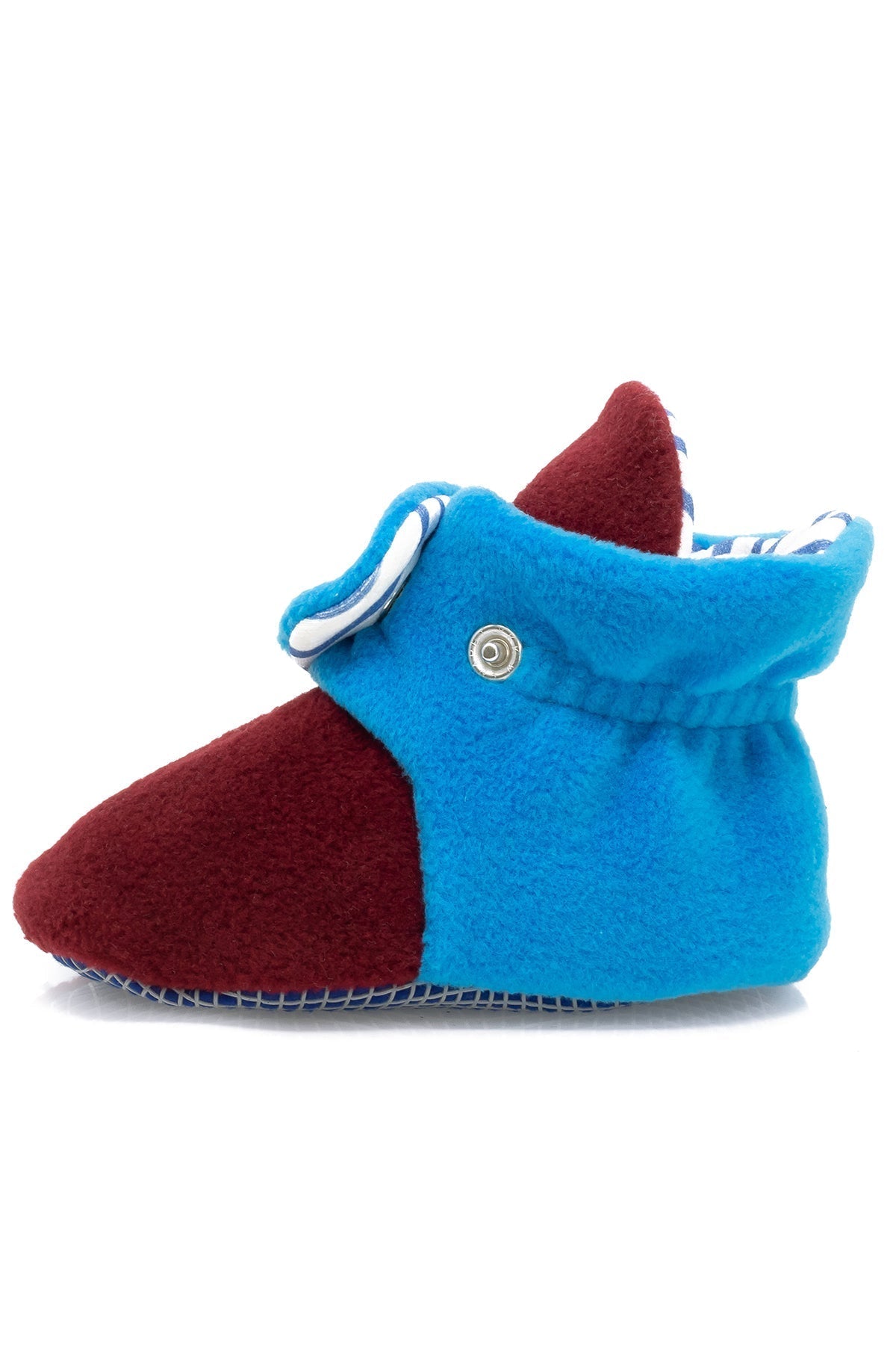 Burgundy Baby Booties