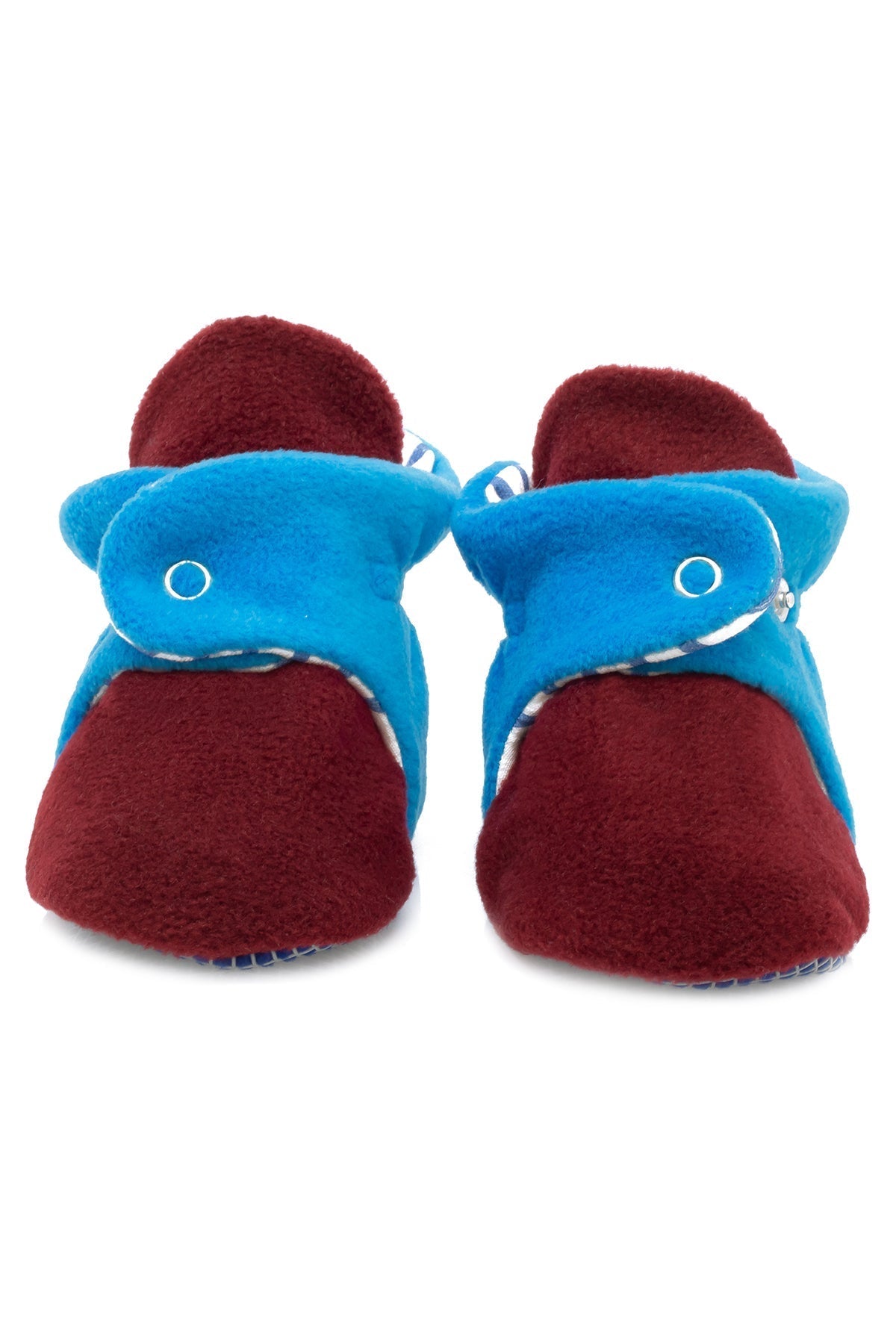 Burgundy Baby Booties