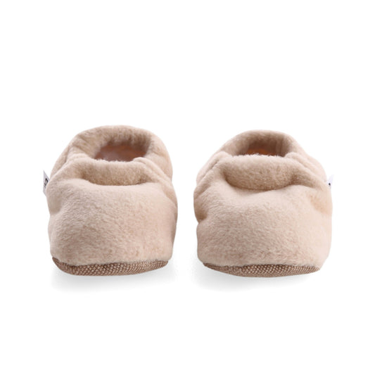 Beige Baby Booties