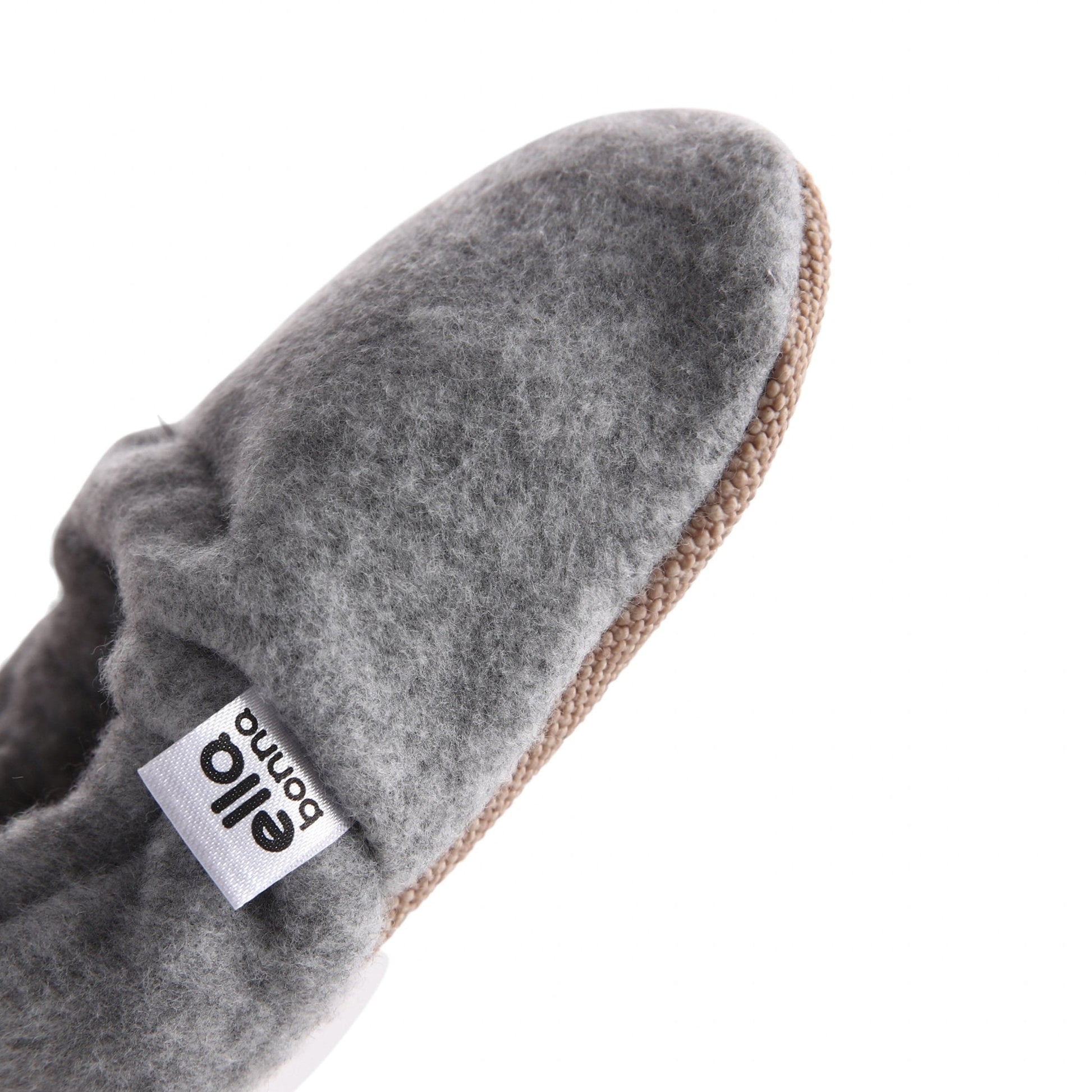 Gray Baby Booties 